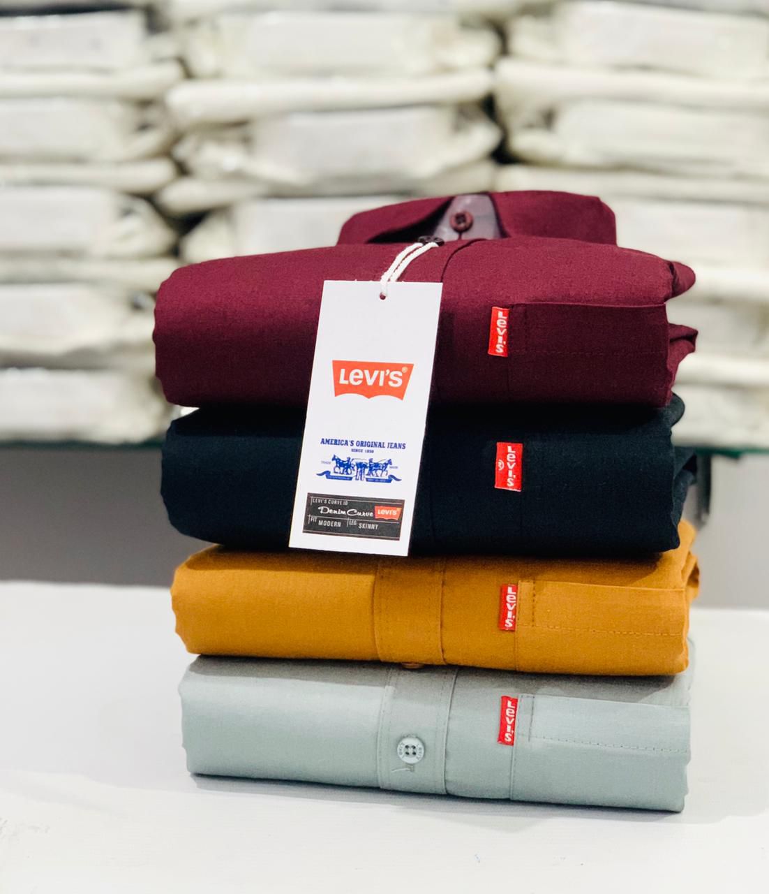 Men's Formal and Casual Wear Levi's Shirt Set
