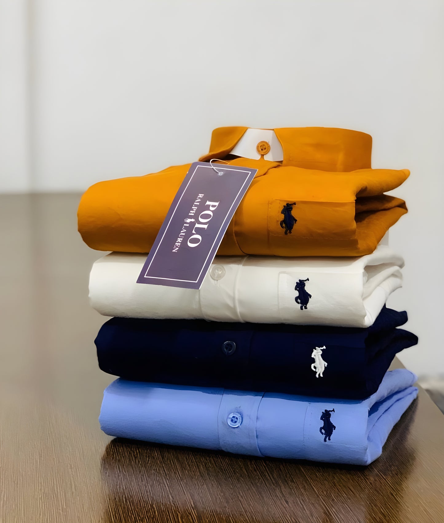 Inspired by Ralph Lauren Polo Men’s Shirt Combo – 4 Colors Pack