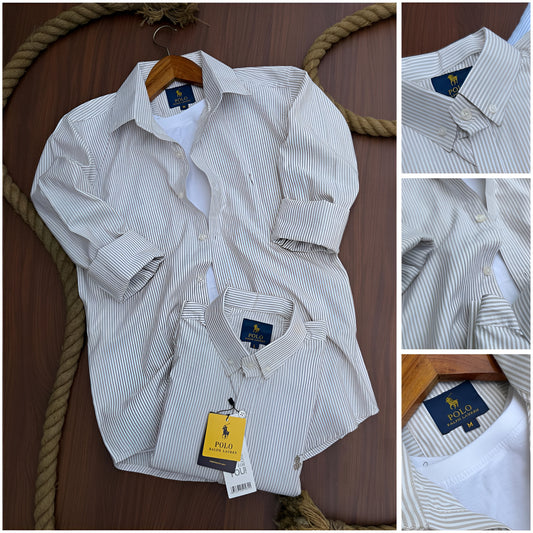 Polo Ralph Lauren White striped shirt