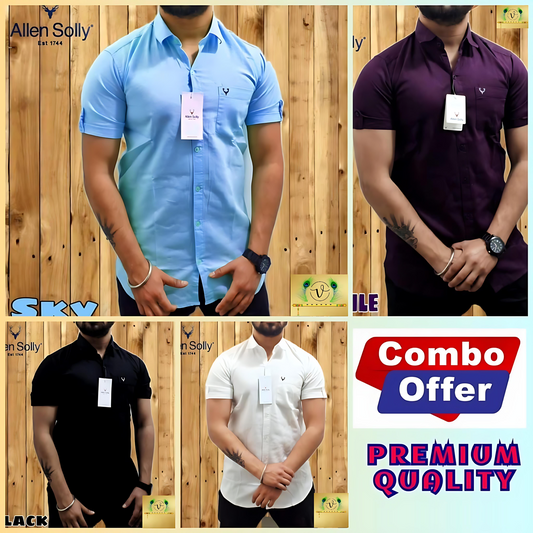 Inspired By Allen Solly Half Shirt Combo