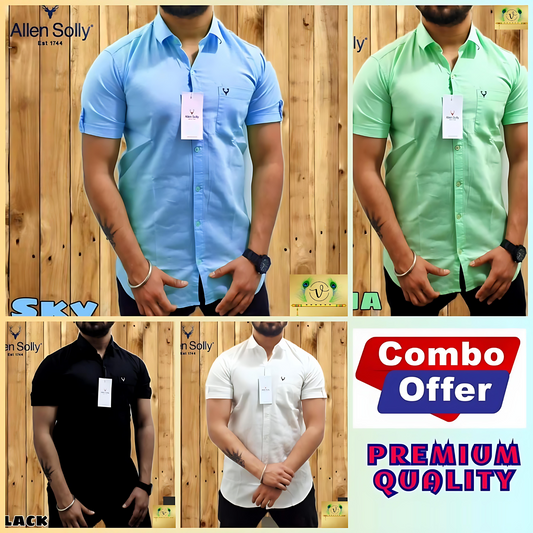 Inspired By Allen Solly Half Shirt Combo