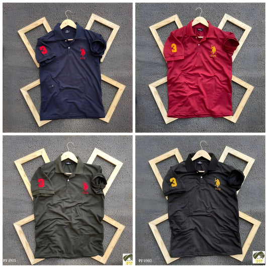 Inspired By U.S Polo T-Shirts – Pack of 4 (Classic Colors Combo)