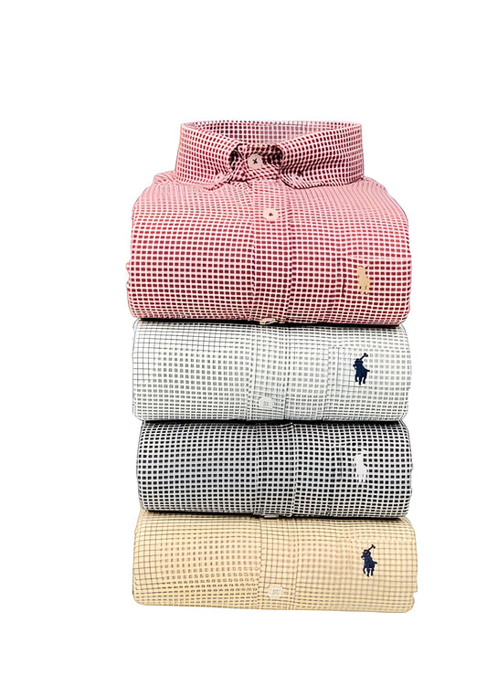 Inspired by Men’s Checked Shirts Pack of 4