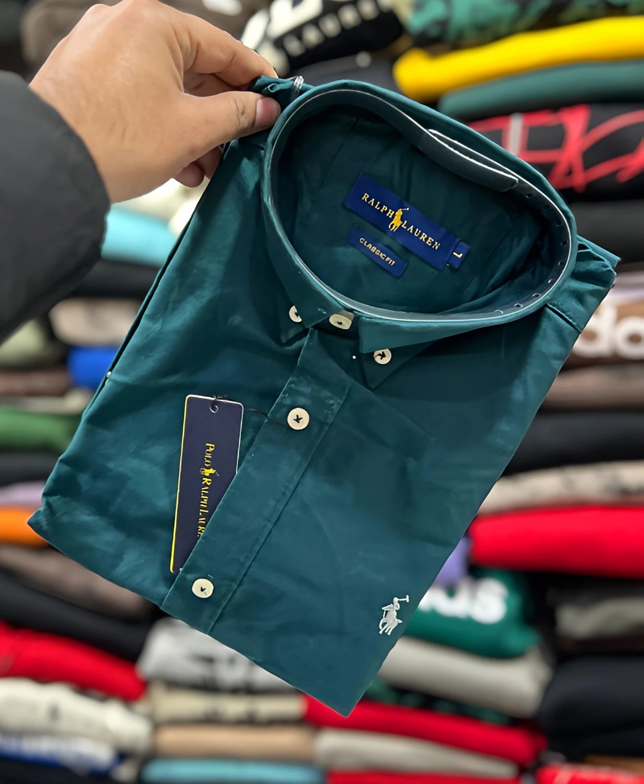 Deep Teal Polo Ralph Lauren men’s shirt