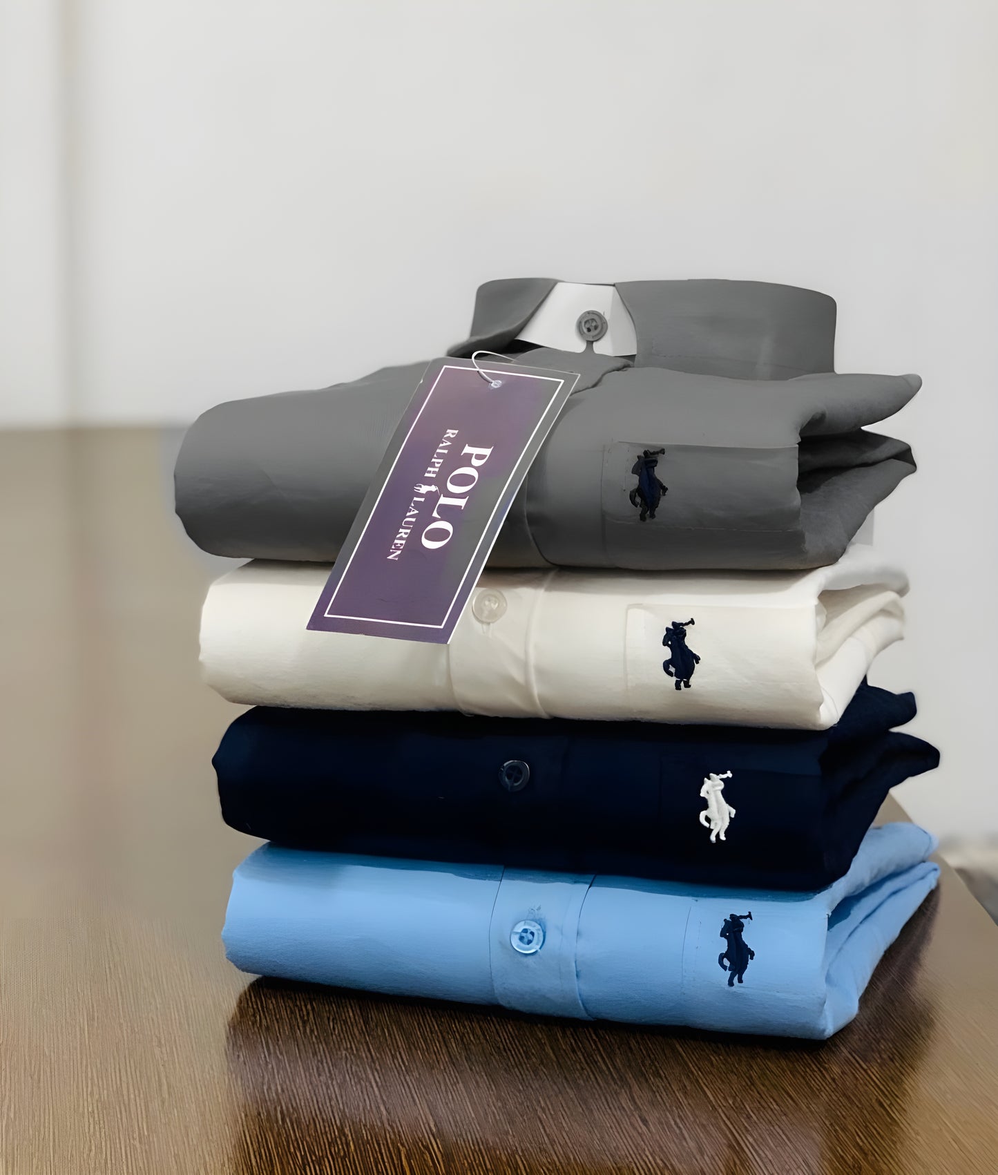 Inspired by Ralph Lauren Polo Men’s Shirt Combo – 4 Colors Pack