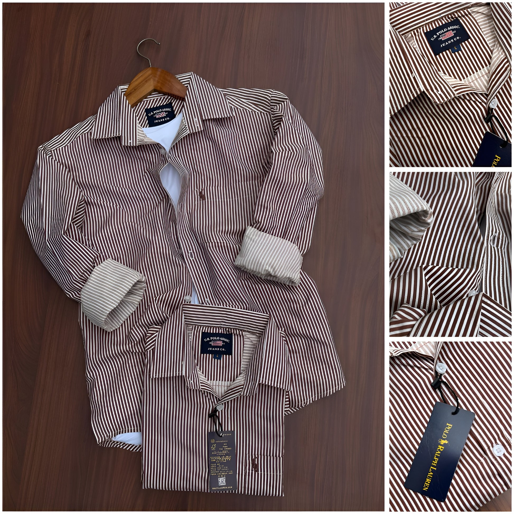 Striped shirt with full sleeves 