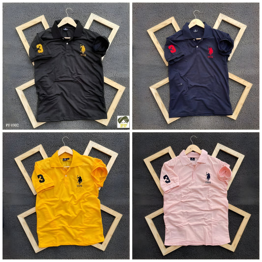 Inspired By U.S Polo T-Shirts – Pack of 4 (Casual & Stylish Combo)