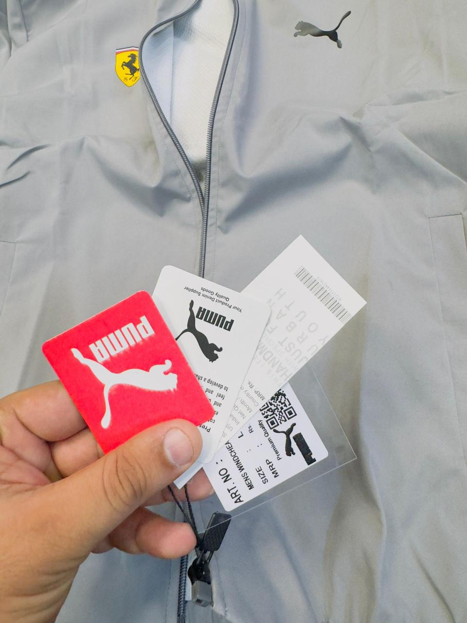 Premium Sports Windcheater Jacket – Racing Style (Ferrari Edition Inspired)