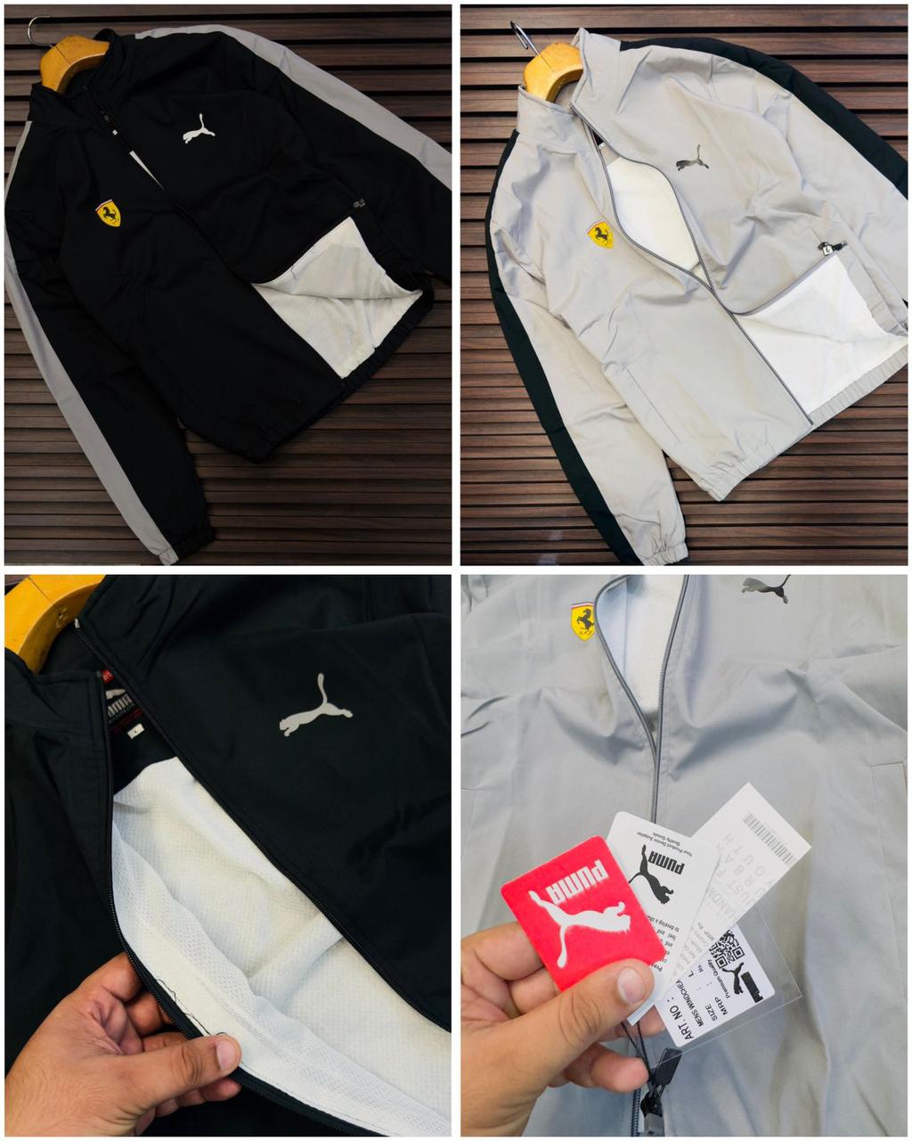Premium Sports Windcheater Jacket – Racing Style (Ferrari Edition Inspired)
