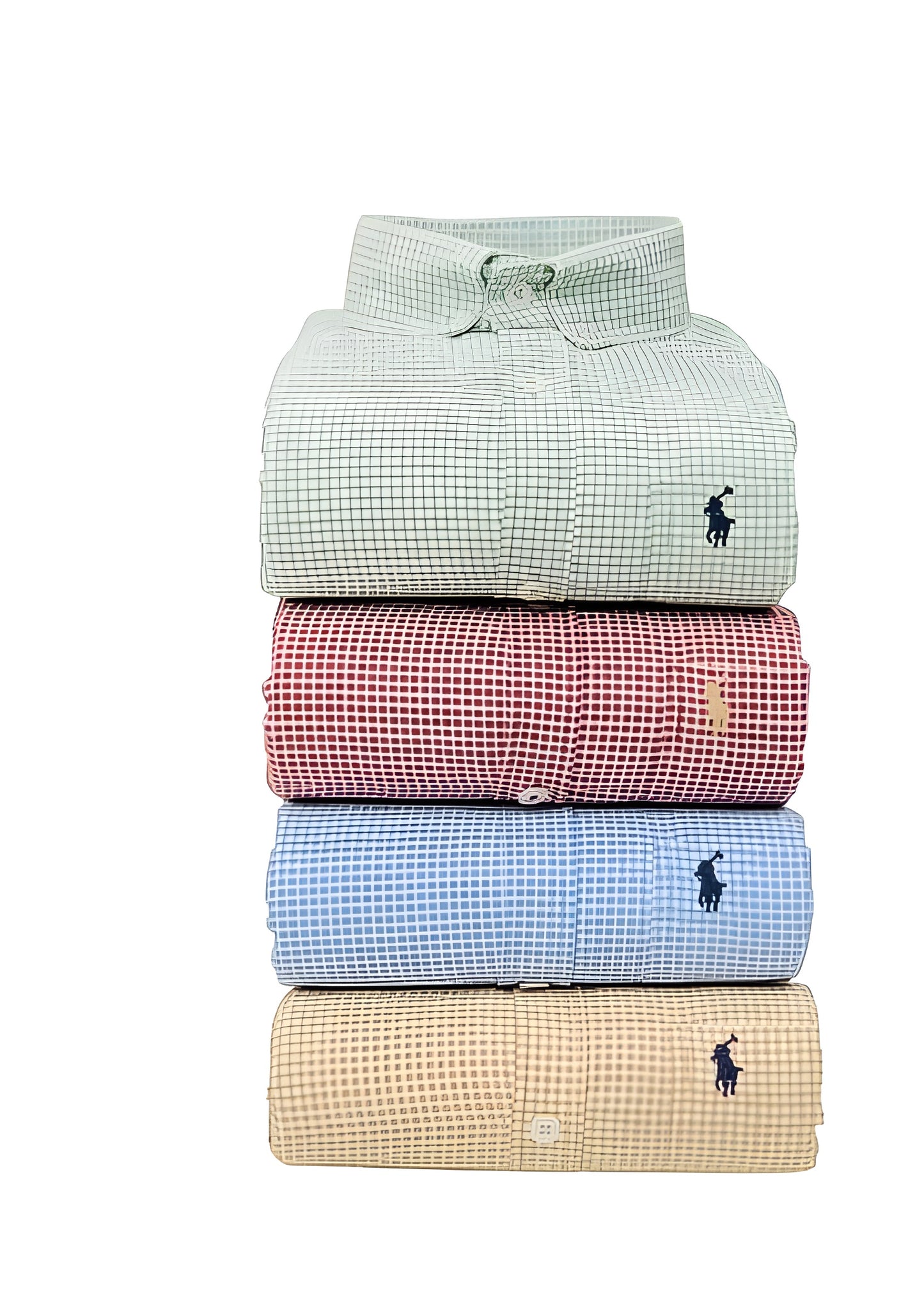 Men’s Multi-Color Check Shirts Combo