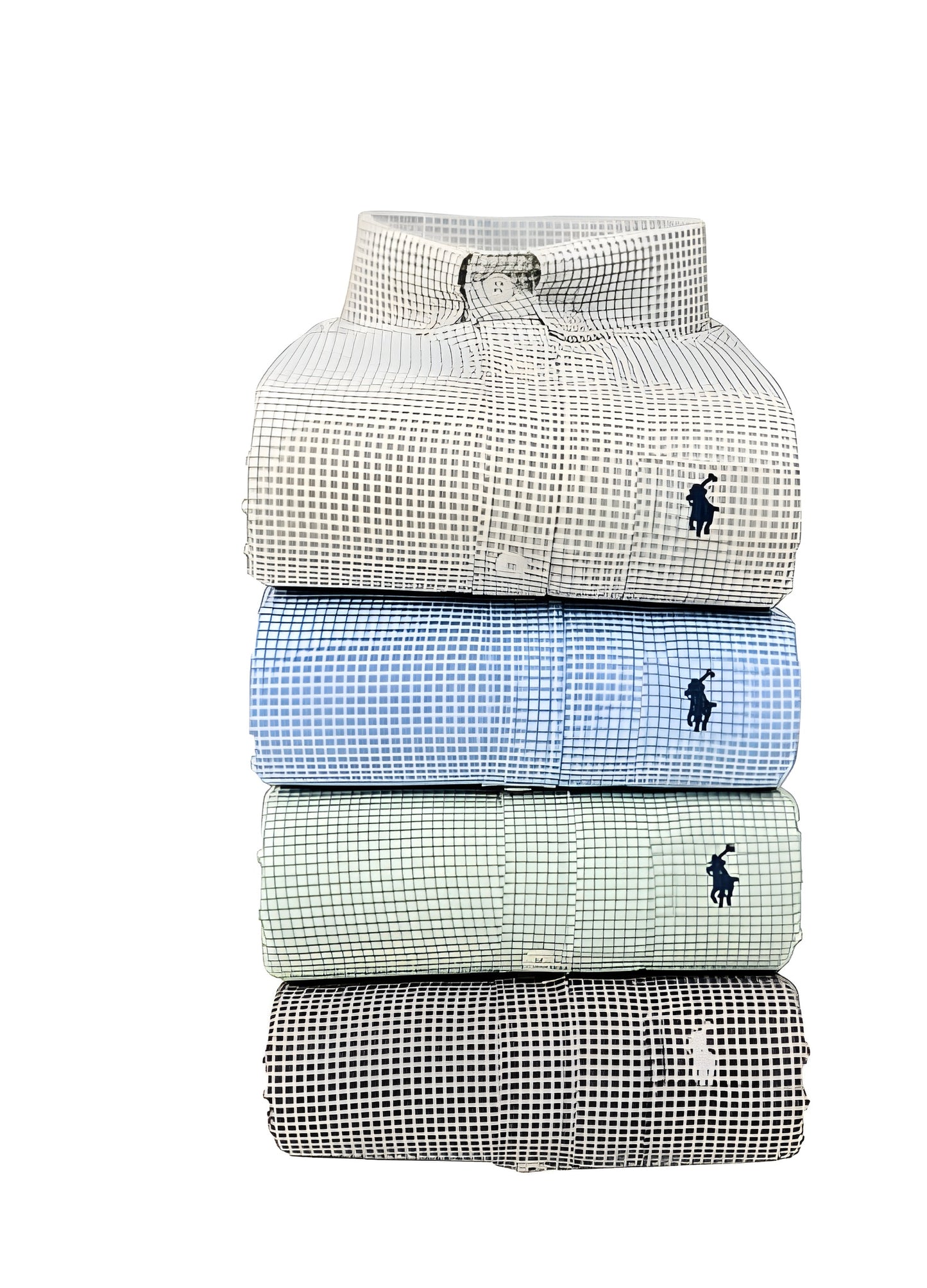 Men’s Premium Checked Cotton Shirts – Formal & Casual Wear (Pack of 4 Colors)